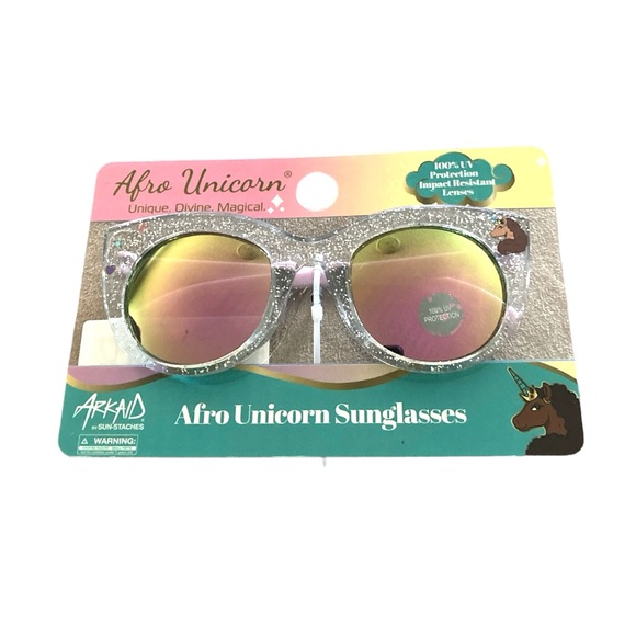 Afro Unicorn Cat Eye Sunglasses - Picture 6 of 8